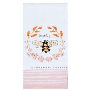 Bee Inspired Queen Bee Dual Purpose Terry Kitchen Dish Towel